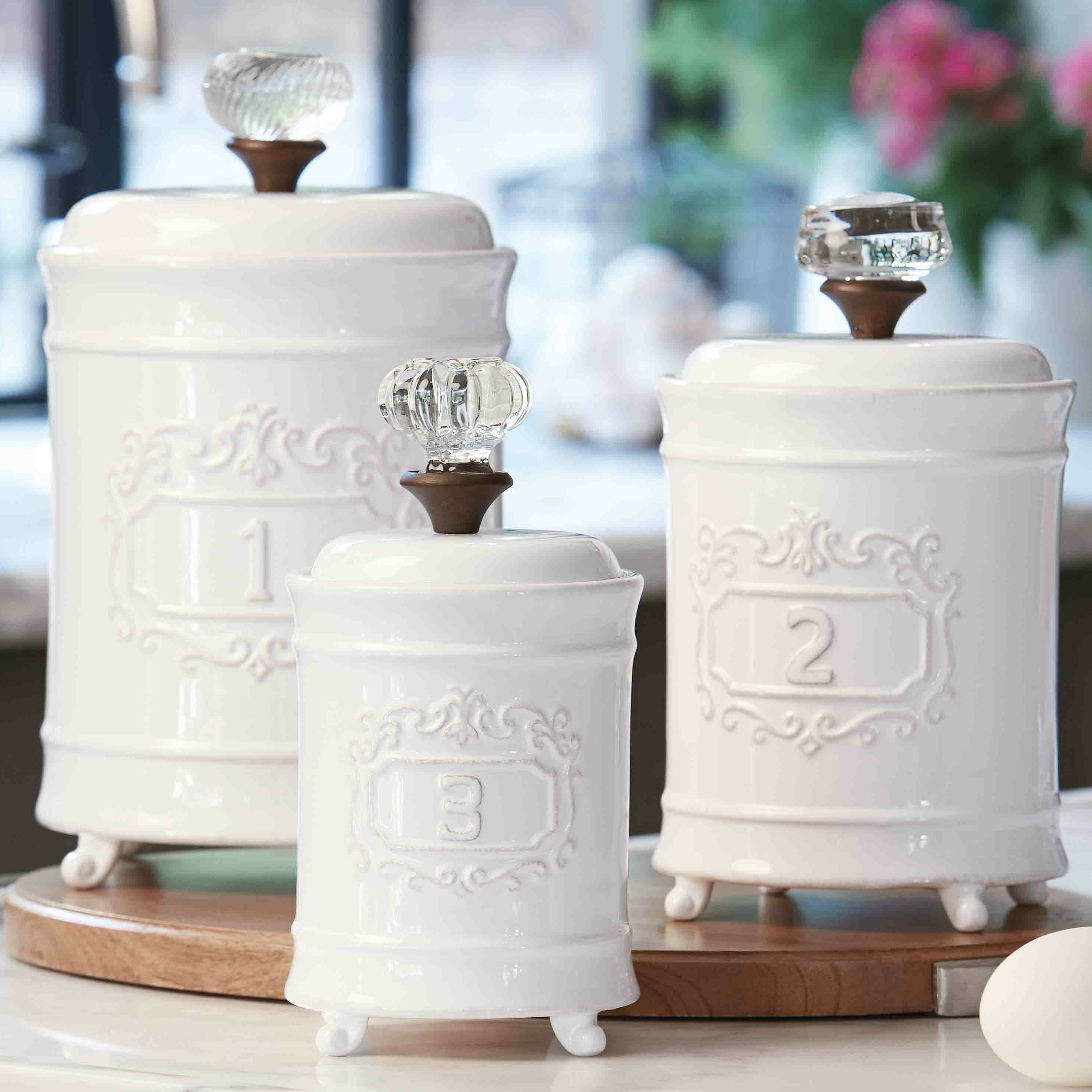 Kelly Clarkson Home 3 Piece Kitchen Canister Set, Wayfair