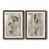 Papier, cadre noyer