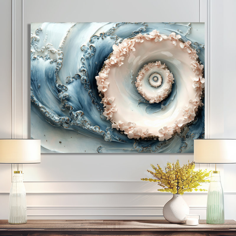 Mechling - Abstract Large Wall Art, H 30 po x l 40 po, Toile tendue sur cadre, Ne s’applique pas