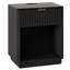 Valerica Fluted Nightstand with LED Light and Charging Station-564651833