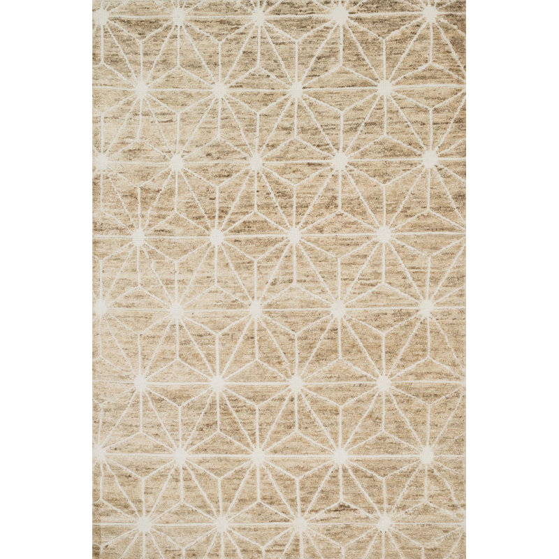 Sahara Wool Geometric Area Rug, Rectangle 5'6" x 8'6"
