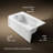 Devonshire 60" x 32" Alcove Soaking Acrylic Bathtub-10977187-101378335