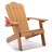 TALE Adirondack Chair Backyard Outdoor Furniture Painted Seating With Cup Holder All-Weather And Fade-Resistant Plastic Wood For Lawn Patio Deck Garden Porch Lawn Furniture Chairs Brown Ban On Amazon