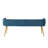 Millbury Polyester Upholstered Bench with Metal Leg-426484233