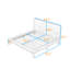 Base de lit plateforme avec tête de lit et pieds-973857788-973857789