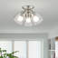 Plafonnier encastré 3 lumières 14,25 po Bargas-1990085589
