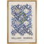 Art graphique classique, reproduction d'art sur toile encadrée botanique classique abstraite botanique bleu vibrant William Morris-95982880-95982884