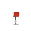 Tabouret de bar en rouge, chrome-563034901