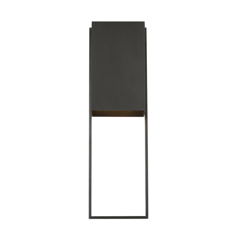 Alude LED Outdoor Sconce, 24" H x 7.2" W x 4.8" D, Bronze