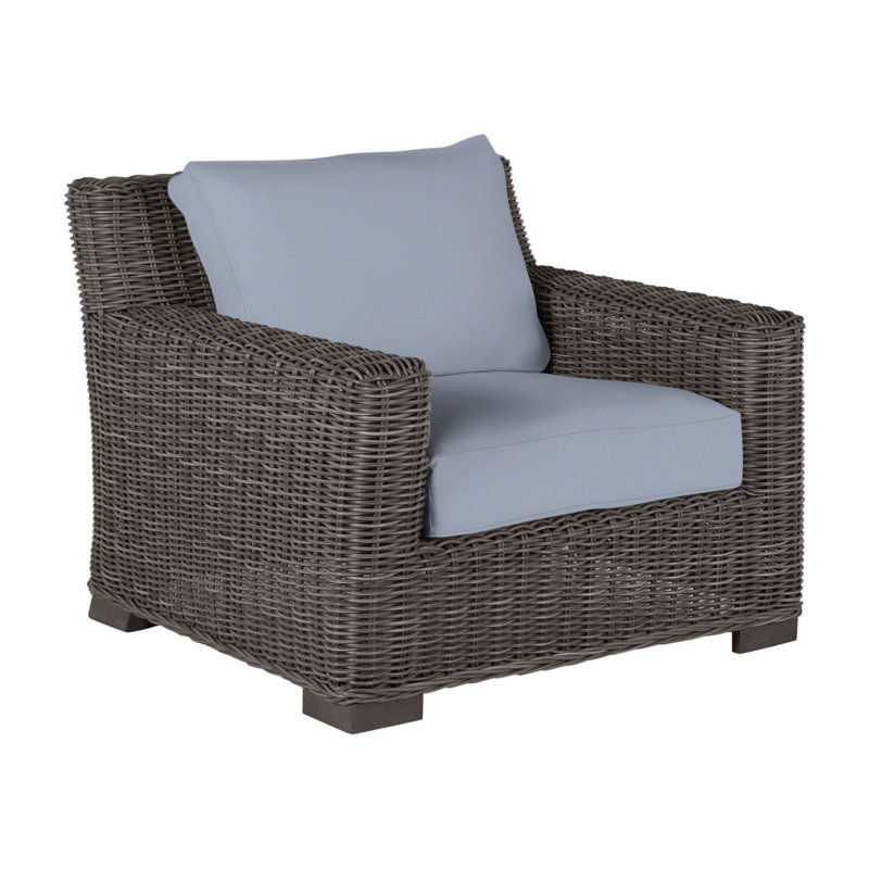 Méridienne rustique tissée - noyer noir, Pas de soudure, Chambray tonnelle, Noyer noir