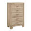 Commode 5 tiroirs en bois Mel-319269270