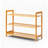 3-Tier Bamboo Shoe Rack Natural Wood Color 26.8 Inch