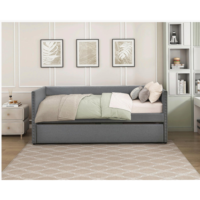 Lit de jour Modern, Gris foncé