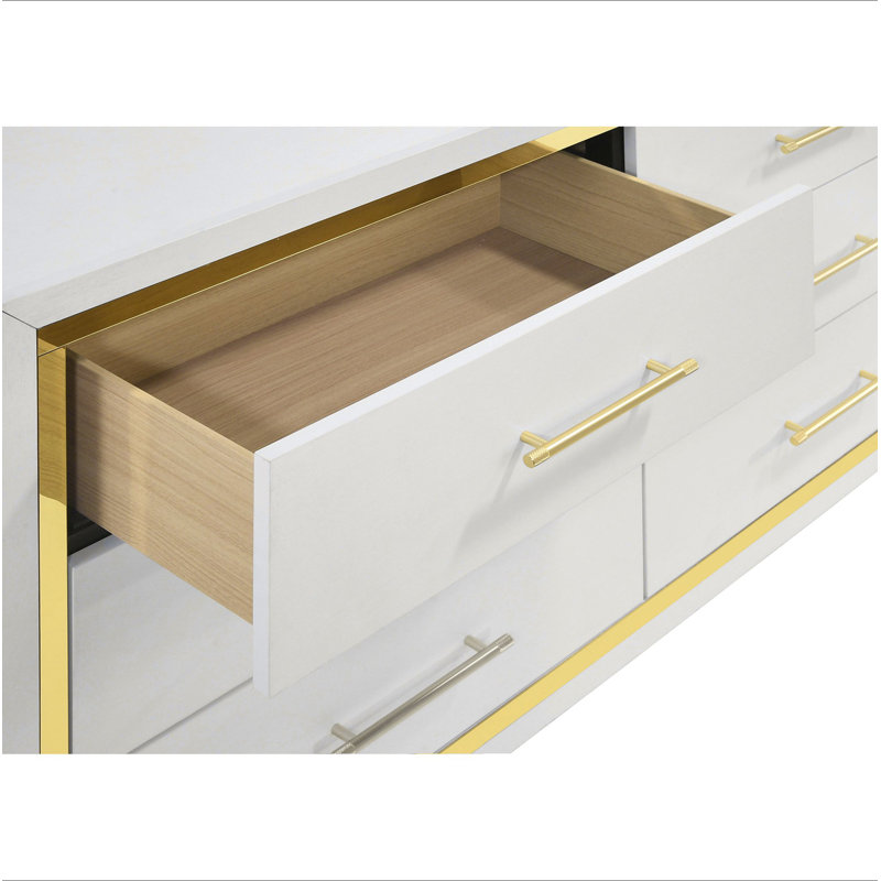 Commode de chambre à 6 tiroirs Chesney