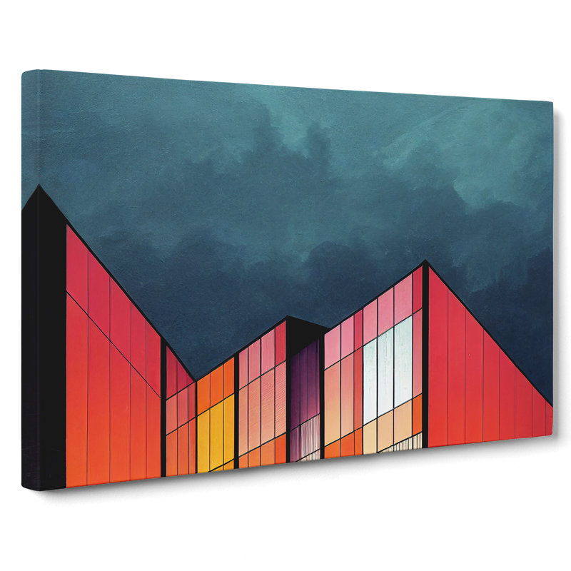 Modern Building Architecture Vol.4 - Wrapped Canvas, 35cm H x 50cm W x 3cm D