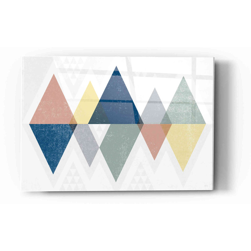 «Mod Triangles II Soft» par Michael Mullan, H 16 po x l 24 po x P 0,12 po