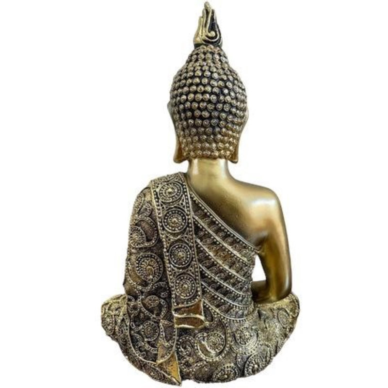 Sculpture de Bouddha Imari assis