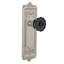 Egg & Dart Plate with Crystal Black Door Knob-832167592-832167604