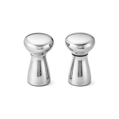 BUCCELLATI Silver Salt and Pepper Grinder Set for Men