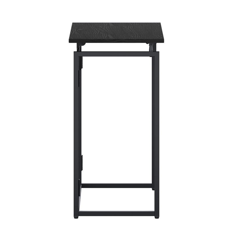 31,5 po Bureau large et pliable pour petits espaces, aucun assemblage requis, noir