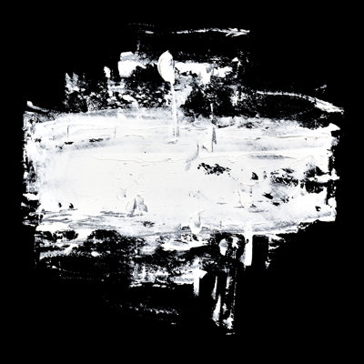 White Oil Paint - Wrapped Canvas Painting