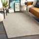 Handwoven Flatweave Ivory Area Rug