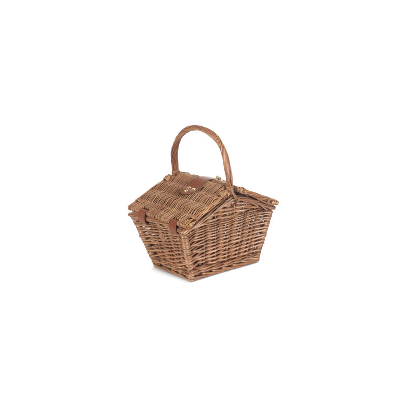 Wicker Small Slope Sided Hamper Basket
