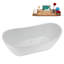 Baignoire autoportante 67 "avec drain interne Streamline-102287887