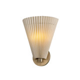 Troy Lighting Dell 9 inch wide 1 Light Wall Sconce in Patina Brass