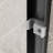 50"54" W X 72" H Matte Black Aluminum Frame Double Sliding Shower Door, 1/4" (6Mm) Clear Tempered Glass With Explosionproof Film, Dual Stainless Steel Handles-124947201