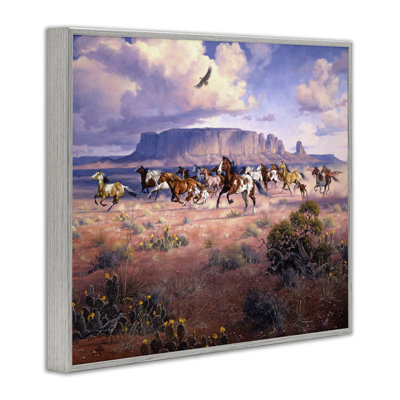 «Western Canyon Horse», estampe numérique par Jack Sorenson