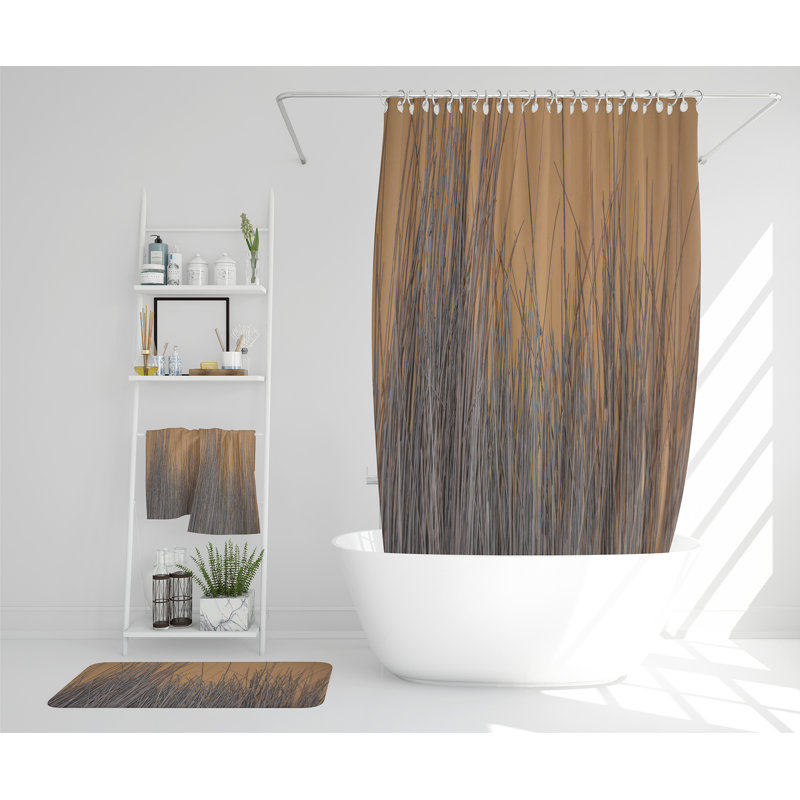 Nefisa Polyester Shower Curtain Set