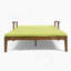 Double chaise longue de patio avec coussin-1442024950