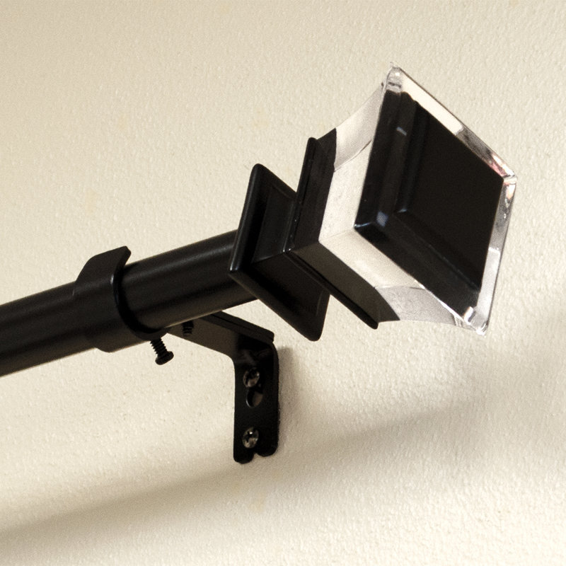 Nagle Adjustable Single Curtain Rod