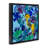 Whimsical Yellow Bird & Flowers Floating Frame, design by Kay Widdowson-329208670-329208664