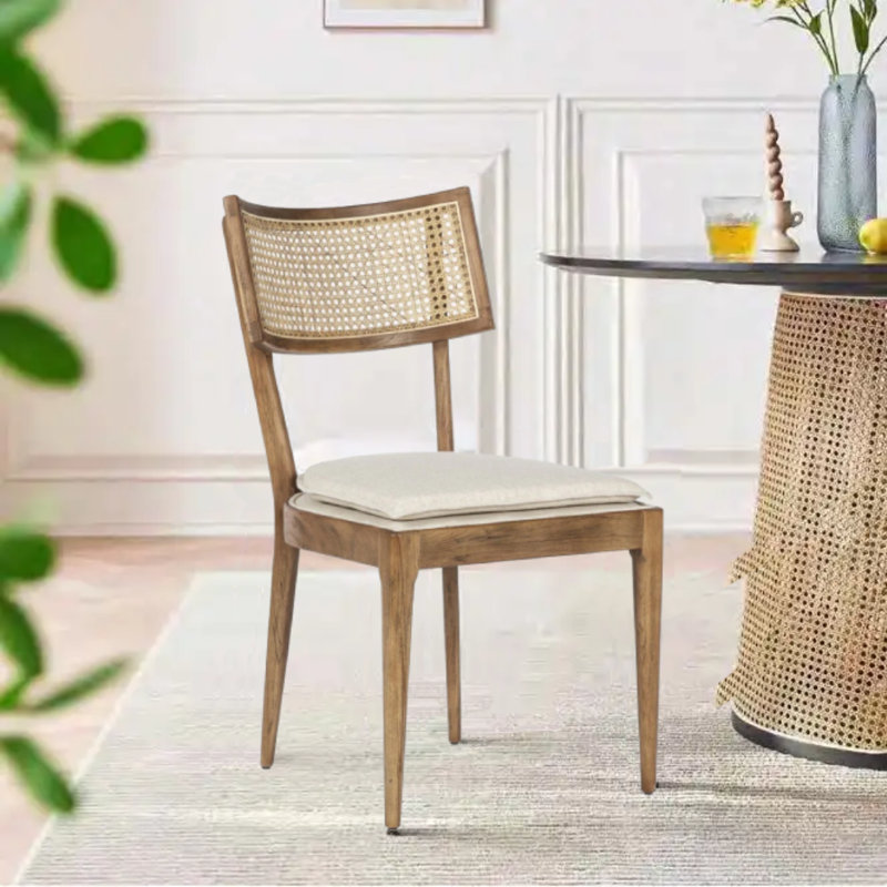 Chaise Italia, Bois jaune moyen