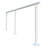 38" H x 96" W x 1.9" D Aluminum Handrail-48737673