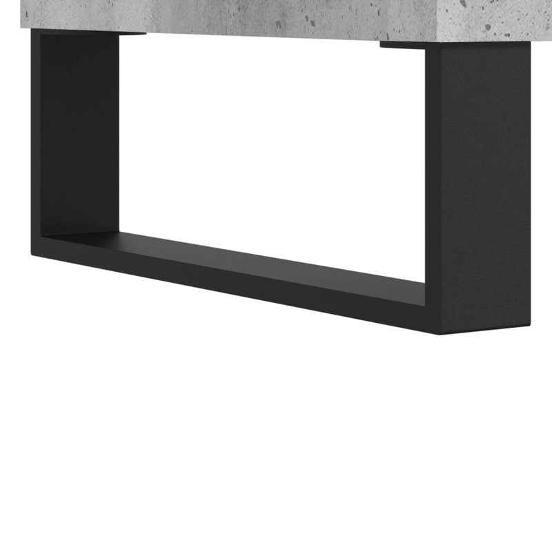 Miru Coffee Table with Storage, Concrete Grey