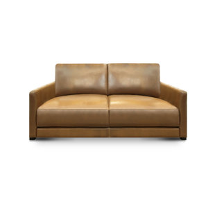 70'' Leather Loveseat