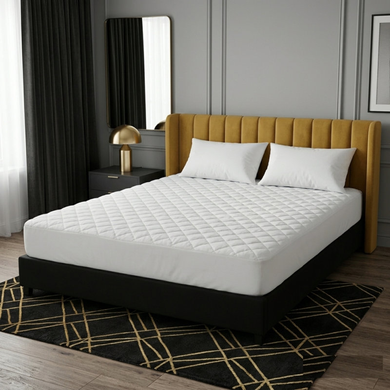 Bedding Fitted Mattress Protector Case Pack, Kingsize (5')