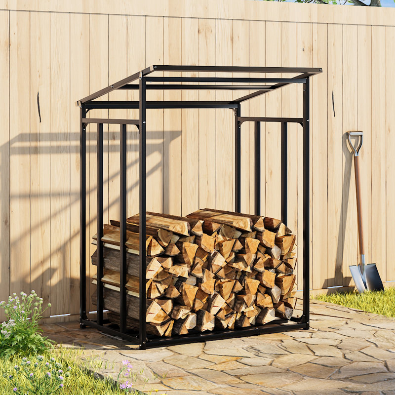 Brayla 110cm W x 70cm D Metal Log Store