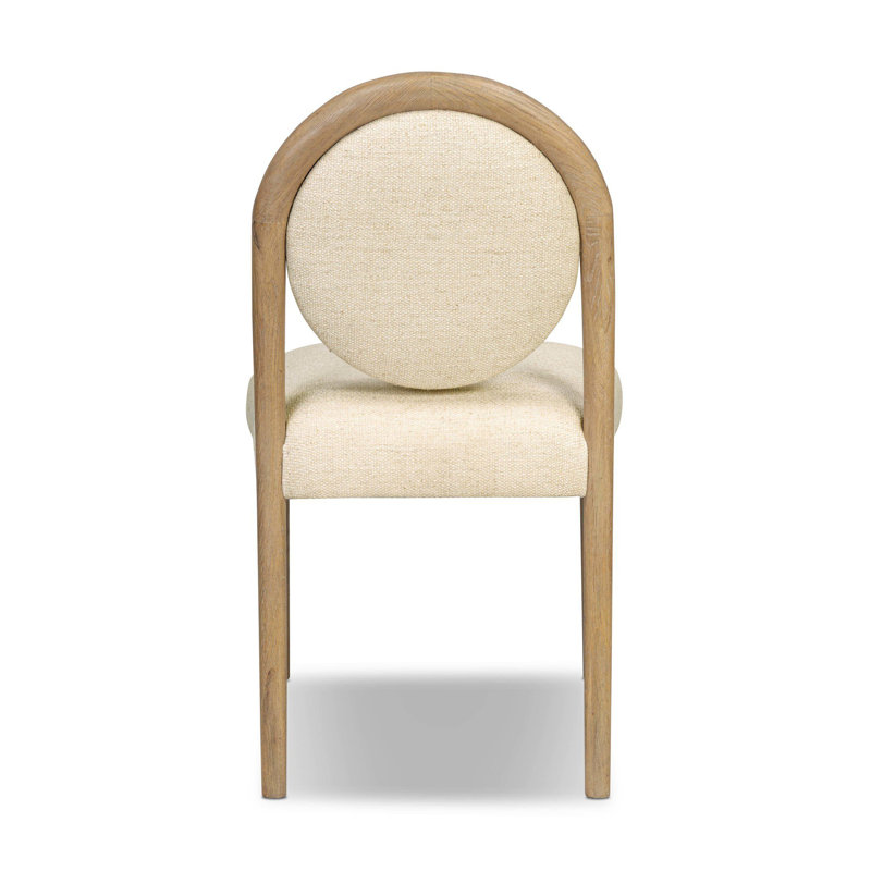 Prentiss Dining Chair-Nubuck Cigar, Thames Cream