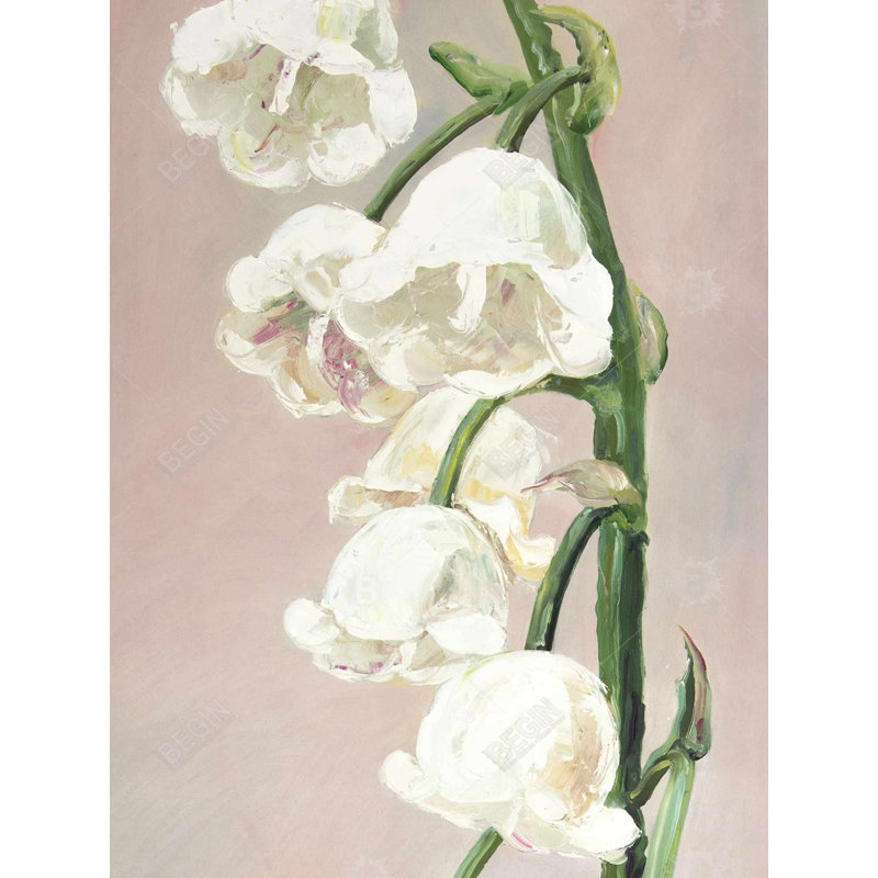 Lily of the valley flowers Bath Mat with Non-Slip Backing - Quick Dry Memory Foam Bathroom Rug - Absorbent - Modern Plush Spa-Style - Machine Washable