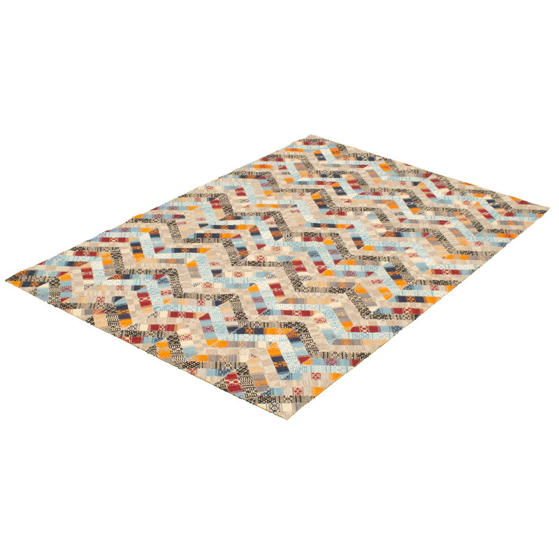 Bromleigh Cowhide Patchwork Indoor Rug
