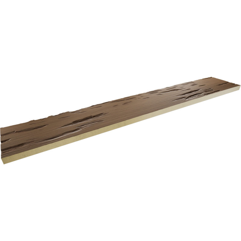 Planche en faux bois Pecky Cypress Endurathane, H 4 po x l 72 po x P 1 po, Blé doré