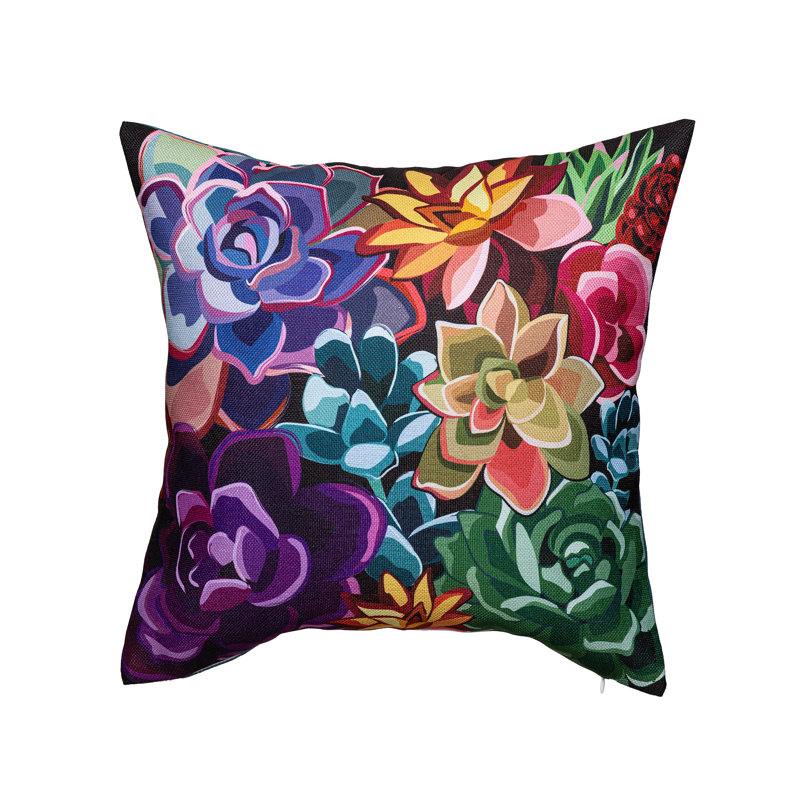 Housse de coussin interchangeable Summer Succulent