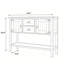Buffet 46 po avec 2 tiroirs de rangement Farmhouse-129339018