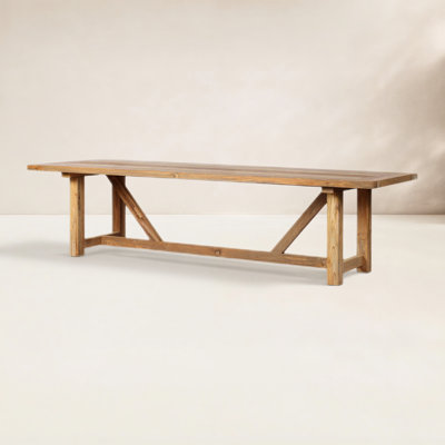 Berks 118'' Teak Outdoor Dining Table