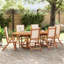 Solid Wood Patio Dining Set Oval Table-101510509-122610819-122610822