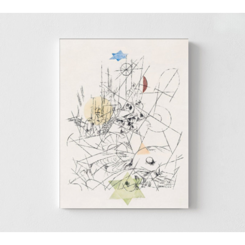 «Hope and Destruction And Paul Klee», reproduction d'art sur affiche, très grande ligne abstraite, encadrée, Paul Klee